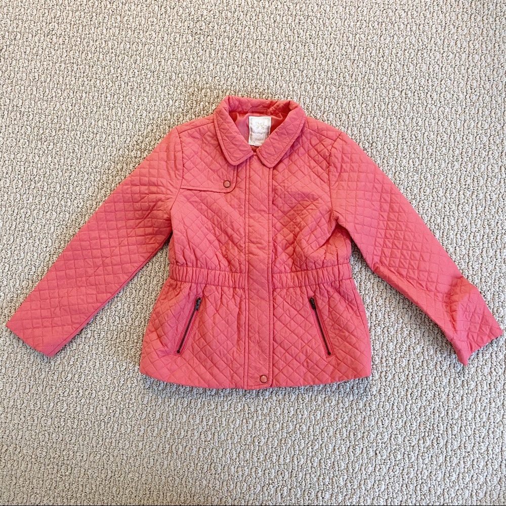 Gymboree Pink Quilted Windbreaker Jacket